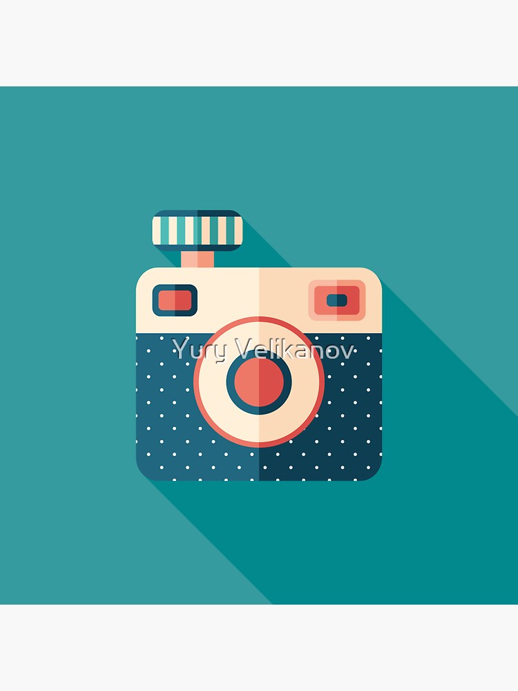 "Camera with Flash" Sticker by yuryvelikanov Redbubble