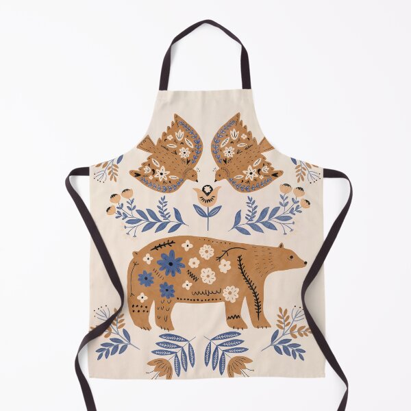 Item preview, Norwegian Folk Art | Scandinavian Folk Art | Modern Farmhouse | Swedish Folk Art | Woodland Animal | Nordic Wall Art designed and sold by Gallerisa.