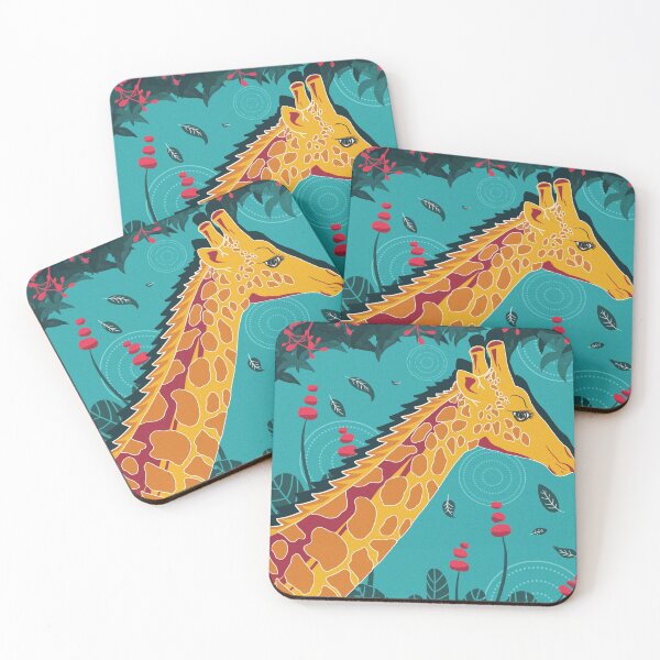 Item preview, Opening Minds Through Art-naturally imprinted giraffe cure illustration designed and sold by Bend-The-Trendd.