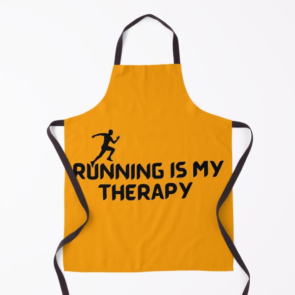 Item preview, Running Is My Therapy Black designed and sold by Indra Agrawal.