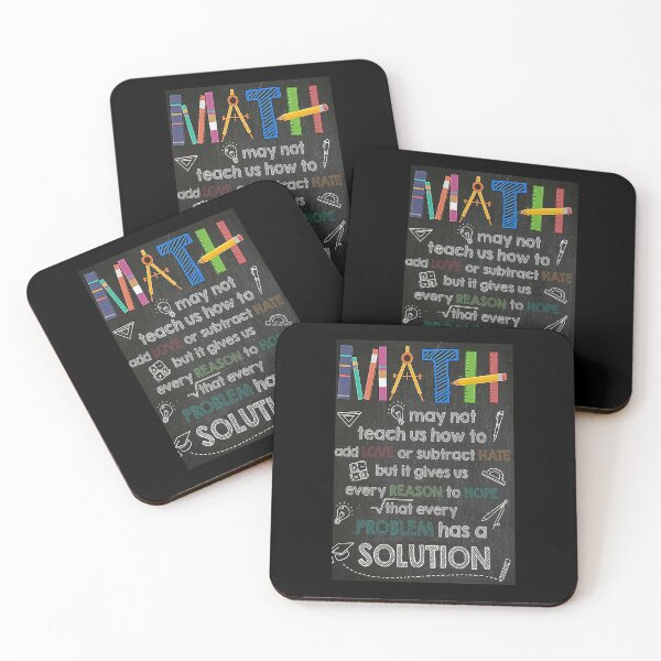Item preview, Math may not teach us how to add love or subtract hate but it gives us every reason to hope that every problem has a solution designed and sold by Kendall188.