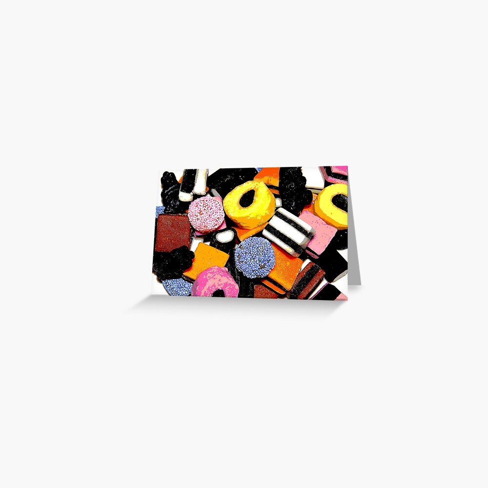 "Liquorice Allsorts" Greeting Card for Sale by lisa1970 Redbubble
