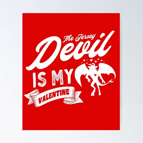Item preview, The Jersey Devil Is My Valentine designed and sold by strangeology.