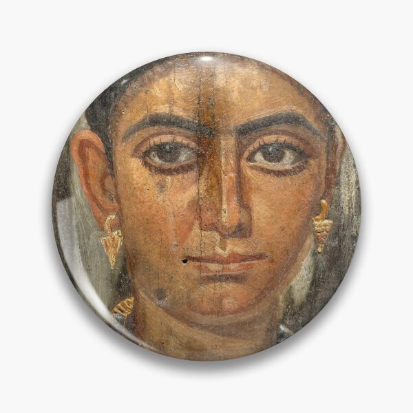 Item preview, Fayum mummy portrait ancient Egypt woman designed and sold by The-Roman-Lady.