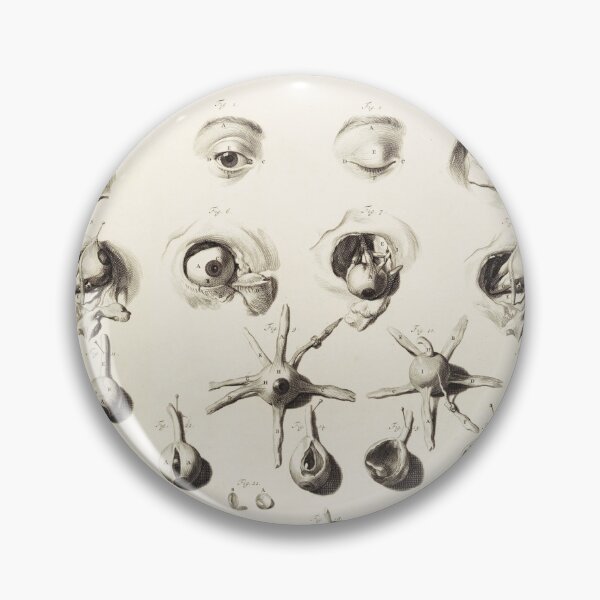 Item preview, Antique Anatomical Study ,Dissection of the Eye and Socket In Black White designed and sold by BulganLumini.