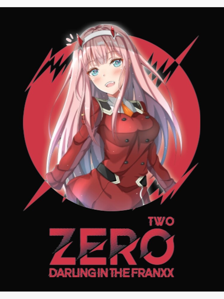 Zero Two 002 DARLING in the FRANXX Card Anime | Art Board Print