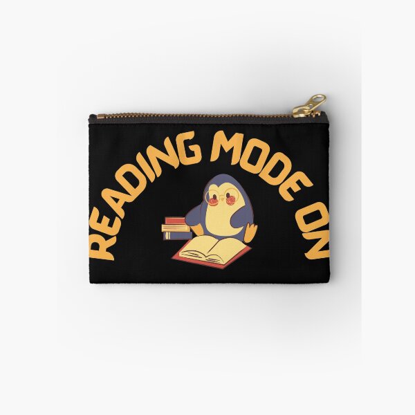 Item preview, Reading Mode On, Bookish Penguin designed and sold by Indra Agrawal.