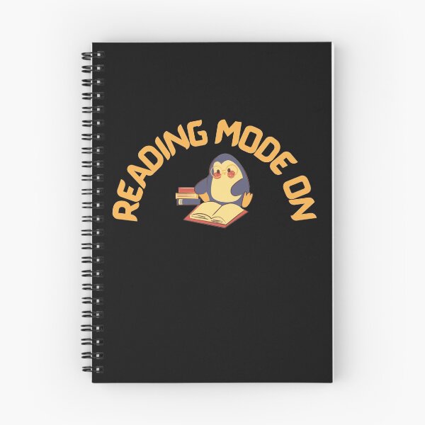 Item preview, Reading Mode On, Bookish Penguin designed and sold by Indra Agrawal.