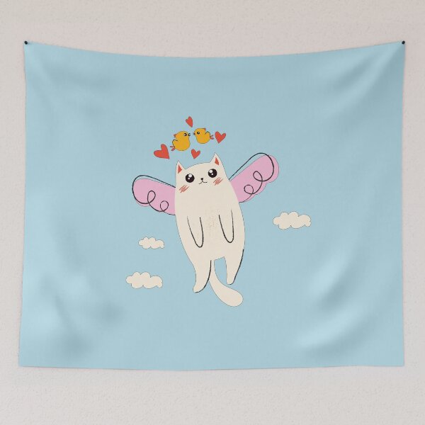 Item preview, Flying kitty designed and sold by thatsit-itslit.