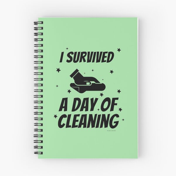 Item preview, Survived A Day Of Cleaning Fun Houskeeping Lady Gifts designed and sold by SavvyCleaner.