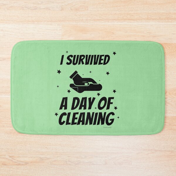 Item preview, Survived A Day Of Cleaning Fun Houskeeping Lady Gifts designed and sold by SavvyCleaner.
