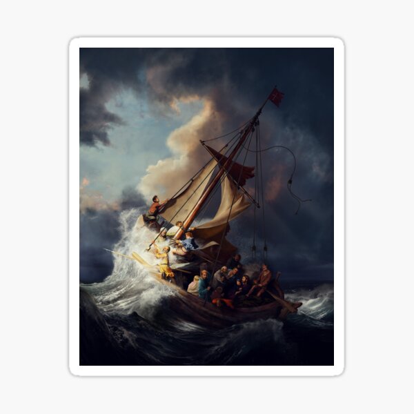 Artikel-Vorschau von The Storm On The Sea Of Galilee - Rembrandt Painting, designt und verkauft von rileycramp.