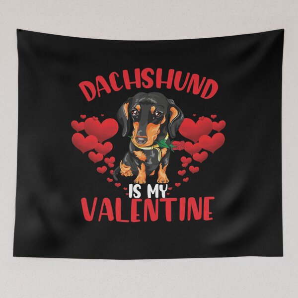 Item preview, Dachshund Is My Valentine Classic Tee designed and sold by saajid05.