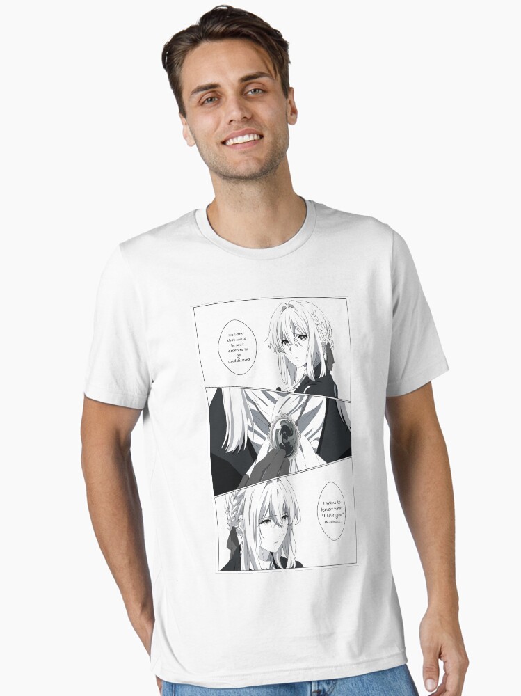 Evergarden-Graphic Art - Black And Violet T Shirt Men Women Evergarden-Graphic Art - Black And Violet T Shirt Men Women