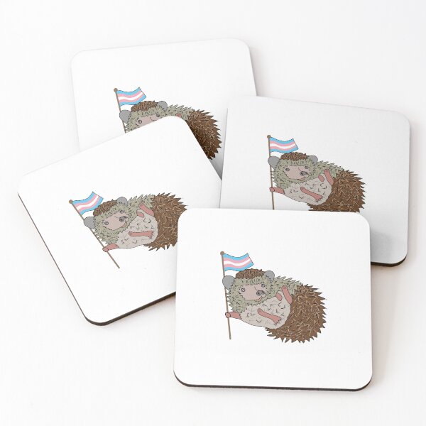 Item preview, Trans pride hedgehog  designed and sold by Marshaisvibing.