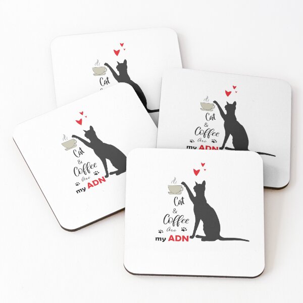 Item preview, Cat & Coffee Are my ADN designed and sold by YOUNESSENSHOP ⭐⭐⭐⭐⭐.