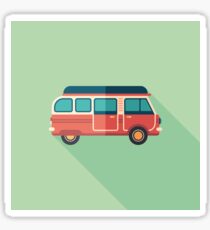 Retro Minivan Sticker