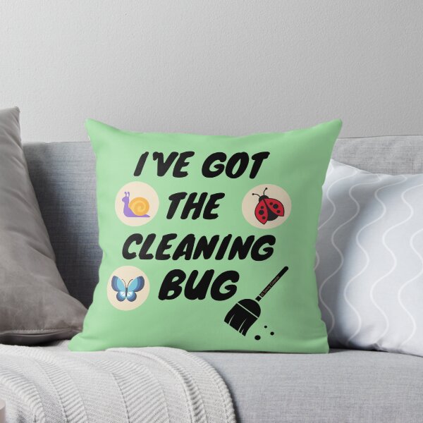 Item preview, Cleaning Bug Fun Broom Housekeeping Lady Gift Humor designed and sold by SavvyCleaner.