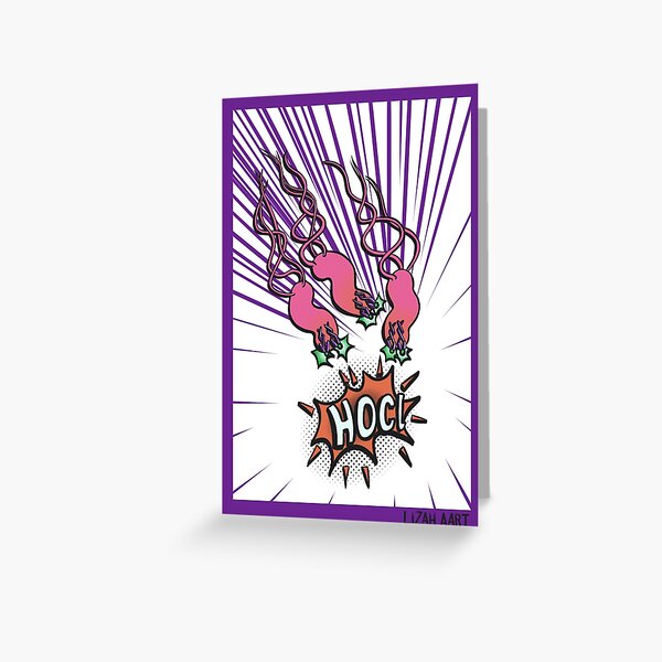 Helicobacter pylori- HOCl Greeting Card