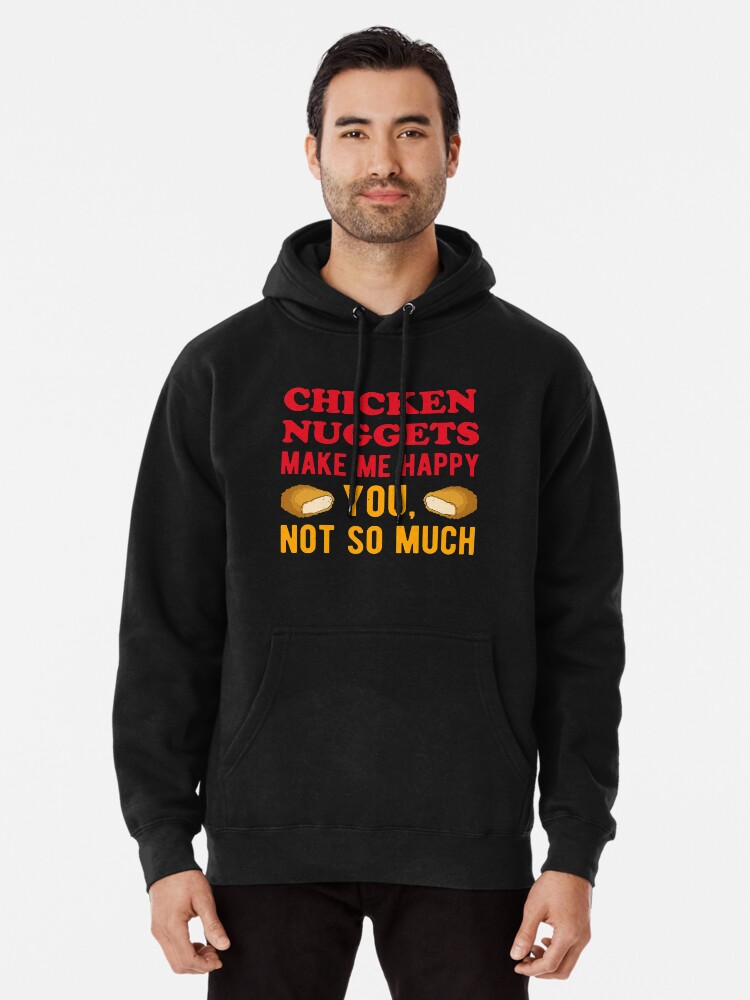 Chicken Nuggets Funny Pullover Hoodie