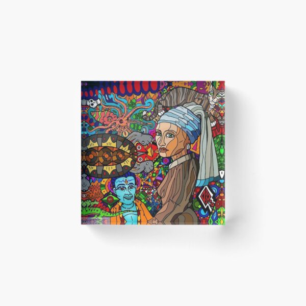 Item preview, Girl with a pearl earring  in Wonderland  designed and sold by Q Art & Design .