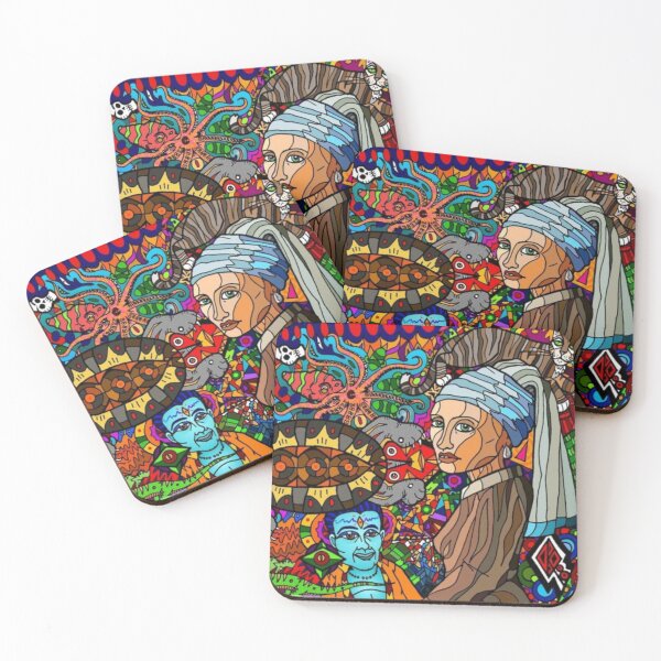 Item preview, Girl with a pearl earring  in Wonderland  designed and sold by Q Art & Design .