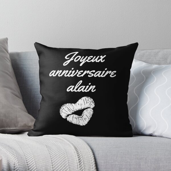 Coussins Sur Le Theme Alain Redbubble