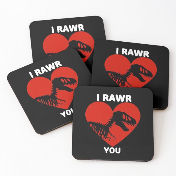Item preview, I Rawr you Funny Dinosaur Valentines Day Gift designed and sold by kayodeDesign.