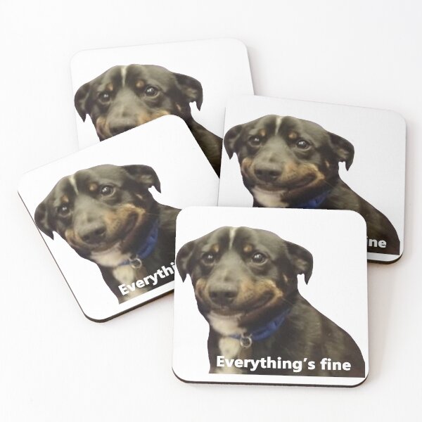 Item preview, Everything's fine dog designed and sold by Juliaafterhours.