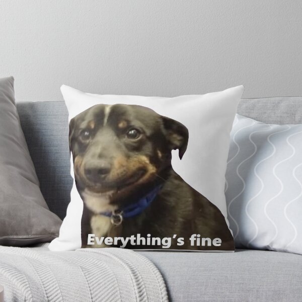 Item preview, Everything's fine dog designed and sold by Juliaafterhours.