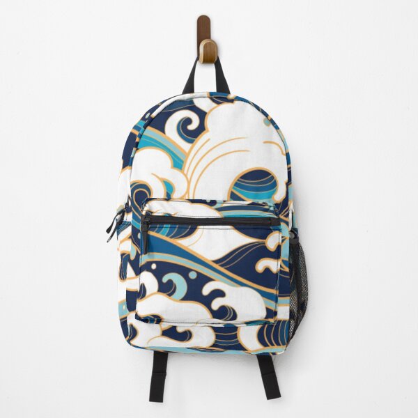 Item preview, Marine Seamless Pattern with Waves designed and sold by bestoffers.