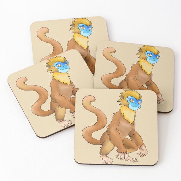 Item preview, Cleo the Golden Snub-nosed Monkey Charamol designed and sold by Snowfly Studio.