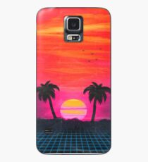 Retro sunset 2 Case/Skin for Samsung Galaxy
