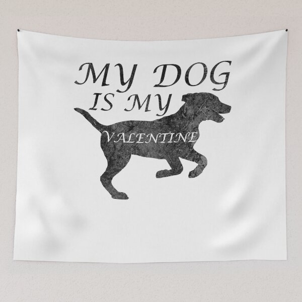 Item preview, My valentine dog is my valentine's day dog designed and sold by DerNerd.