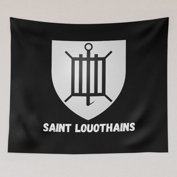 Item preview, Saint Lawrence Saint Louothains flag coat of arms designed and sold by mikoala50.