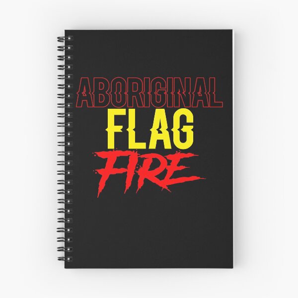 Item preview, Aboriginal Flag Fire designed and sold by ayyoubdz.