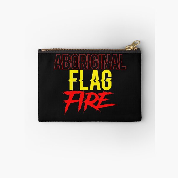 Item preview, Aboriginal Flag Fire designed and sold by ayyoubdz.