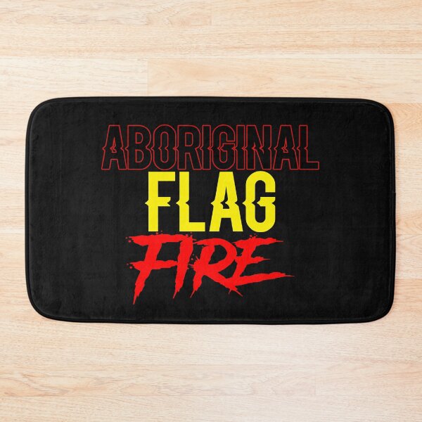 Item preview, Aboriginal Flag Fire designed and sold by ayyoubdz.