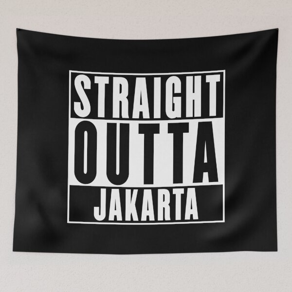 Item preview, Straight Outta Jakarta designed and sold by RandomStuffShop.