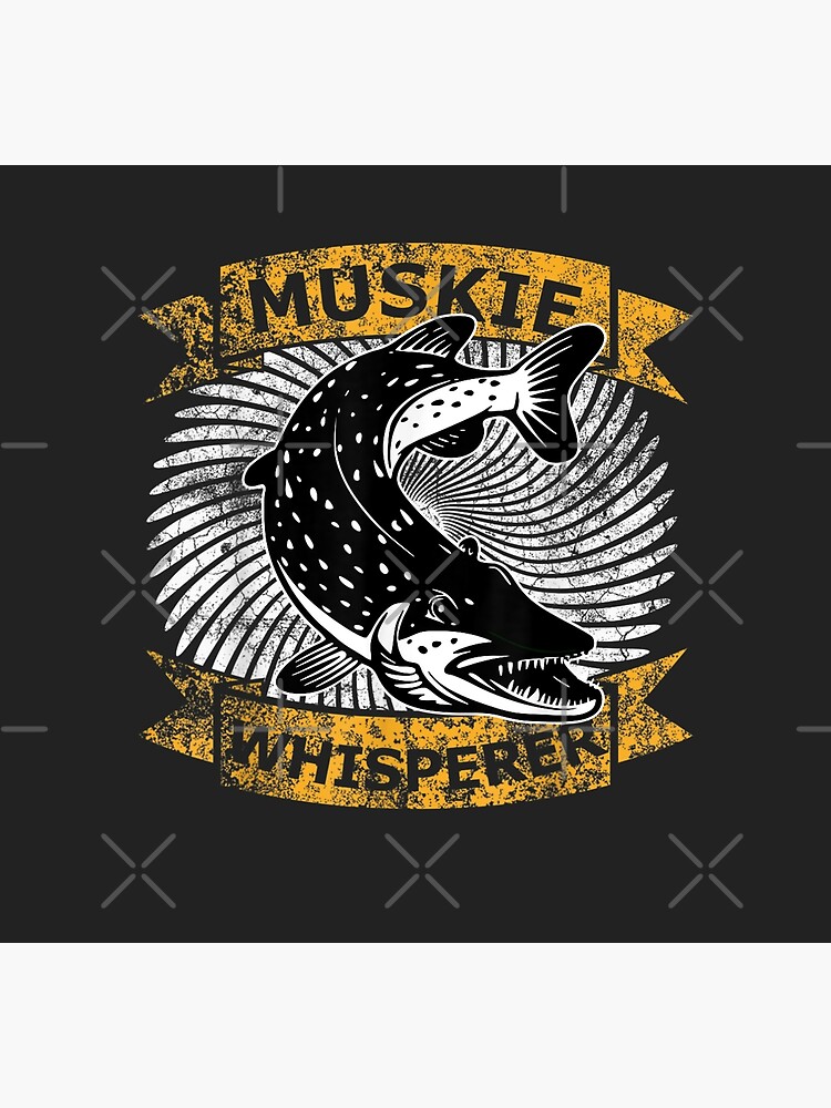 Muskie Fishing Gifts For Men Funny Fish Angler Quote Musky Metal