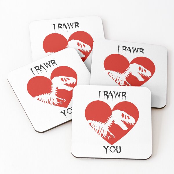 Item preview, Rawr you Funny Dinosaur Valentines Day Gift designed and sold by kayodeDesign.