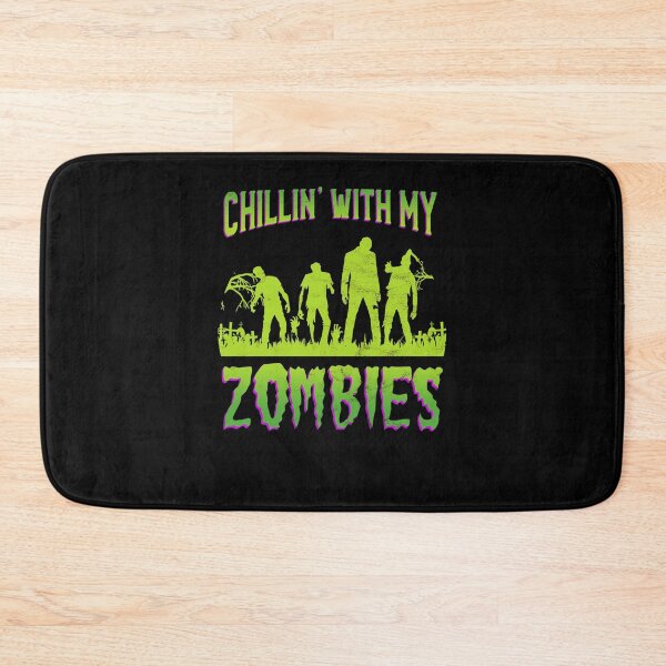 Item preview, Chillin With My Zombies  - Funny Halloween Zombie designed and sold by majuga.