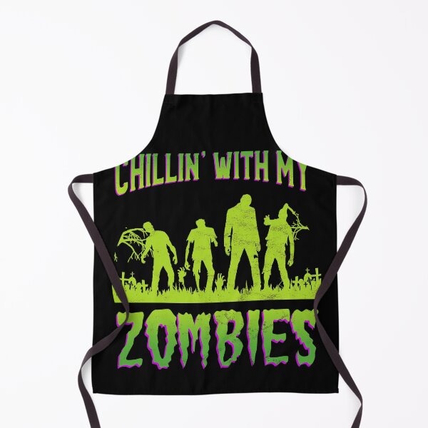 Item preview, Chillin With My Zombies  - Funny Halloween Zombie designed and sold by majuga.