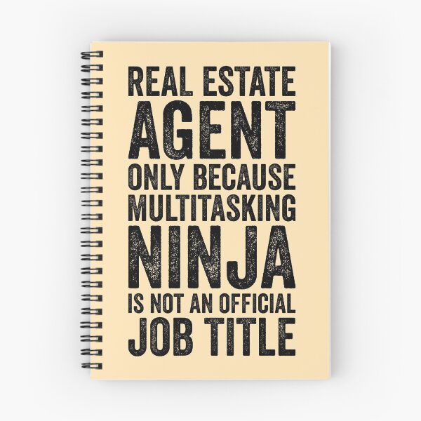 Item preview, Real Estate Agent Only Because Multitasking Ninja Isn't Job Title designed and sold by kamrankhan.