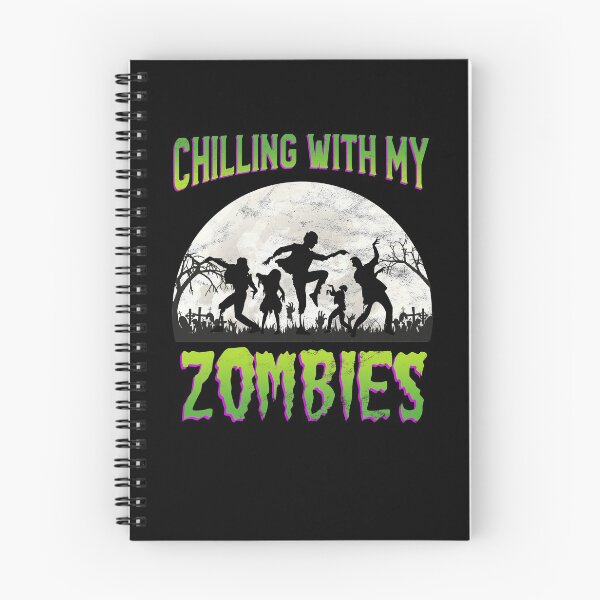 Item preview, Chillin with my zombies - Funny Dancing Zombie Halloween designed and sold by majuga.
