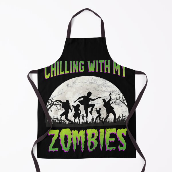 Item preview, Chillin with my zombies - Funny Dancing Zombie Halloween designed and sold by majuga.