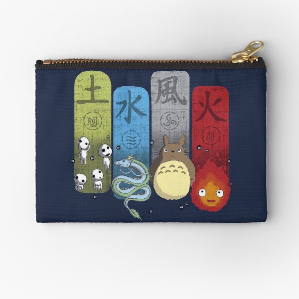 Four Zipper Pouch