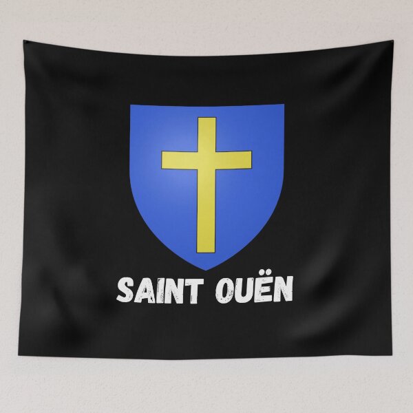 Item preview, Saint Ouen coat of arms flag designed and sold by Original1977.