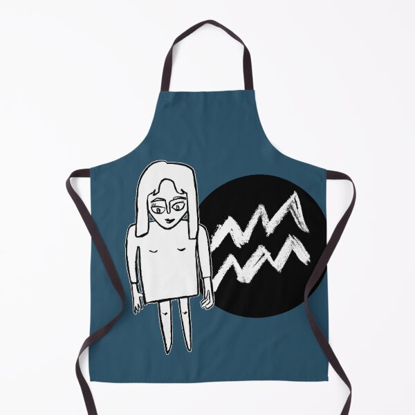 Item preview, Aquarius Zodiac Woman, Aquarius Girl designed and sold by badlydrawnbabe.