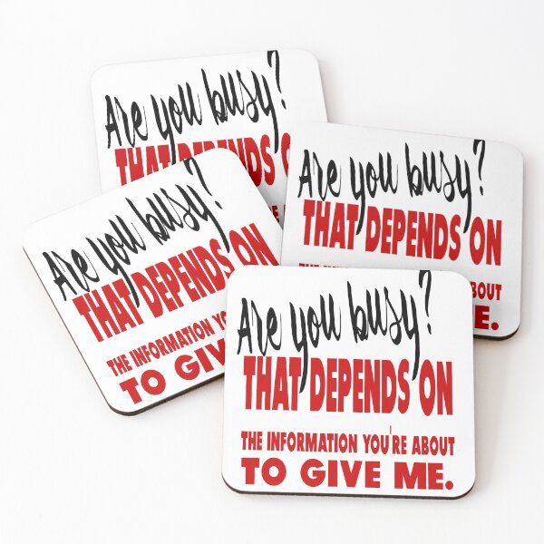 Item preview, Are you busy?  designed and sold by SakuAi.